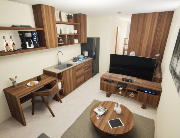 Fachada de una casa en Barcelona, España